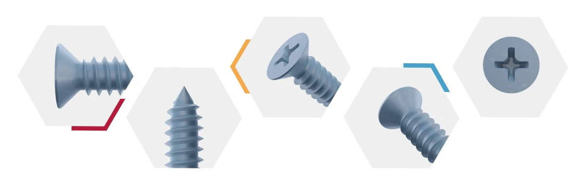 Phillips Countersunk Head Screw-AYA Fasteners-detail